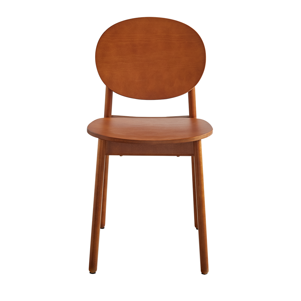 卡哇伊餐椅 柚木色 有情門lab設計家具 網路購物商城